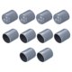 thumbnail image 1 of 10 piezas de tapas de goma de 16 mm (5/8") tapas redondas de vinilo para proteger roscas de tornillos, gris, 1 of 5