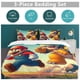 thumbnail image 5 of Super Mario 3-Piece Comforter Set for Bedroom Super Mario Bedding Set for Kids Adults Soft Microfiber Duvet Cover Set with Zipper Closure, 5 of 5