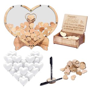 Bothyi - Juego De Libro De Visitas De Boda, Letrero De Recepción Bohemio Para Ceremonia De Cumpleaños De Baby Shower