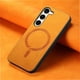 thumbnail image 4 of Magnetic Slim Case for Samsung Galaxy S23 Plus with Camera Guard & Anti-Scratch Back Yellow, 4 of 6