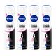thumbnail image 1 of Pack Desodorante Nivea B&W Clear Mujer Spray X4 150ml, 1 of 3