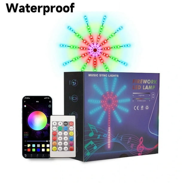 Waterproof Indoor DIY Symphony Sound-activated Sound Drum Meteor Explosion Christmas Holiday Fireworks Gas Atmosphere Light Birthday Party Decoration