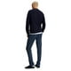 thumbnail image 3 of Jersey Tommy Hilfiger liso con cuello redondo para hombre, azul marino, XXL, 3 of 3