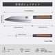thumbnail image 5 of Cuchillo de Chef SHAN ZU 20 cm 9 capas Acero 10Cr15MoV, 5 of 5