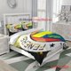 thumbnail image 1 of 3pcs Turkish Fenerbah\u00E7e SK Pattern Three-Piece Set Soft And Comfortable bedding, 1 of 5