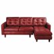 thumbnail image 1 of Sofa Chaiselong Izq Napoles Cuero Kentucky Rojo, 1 of 5