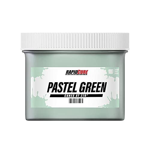 Tinta Rapid Cure verde pastel en pinta de Screen Print Direct