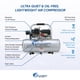 thumbnail image 2 of Compresor de aire California Air Tools 2010A 1.0 HP 2L, 2 of 6