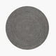 thumbnail image 1 of Alfombra Redonda Yute Gobi 120 Gris, 1 of 4