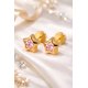 thumbnail image 3 of Aros Abridores Estrella 5 Puntas 7mm Oro 18k Rosado Mujer Rosa Claro, 3 of 3