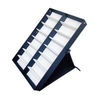 Ioensy - Bandeja De Exhibición De Gafas Con 16 Rejillas Para Exhibición De Gafas En Vitrinas De Apartamentos