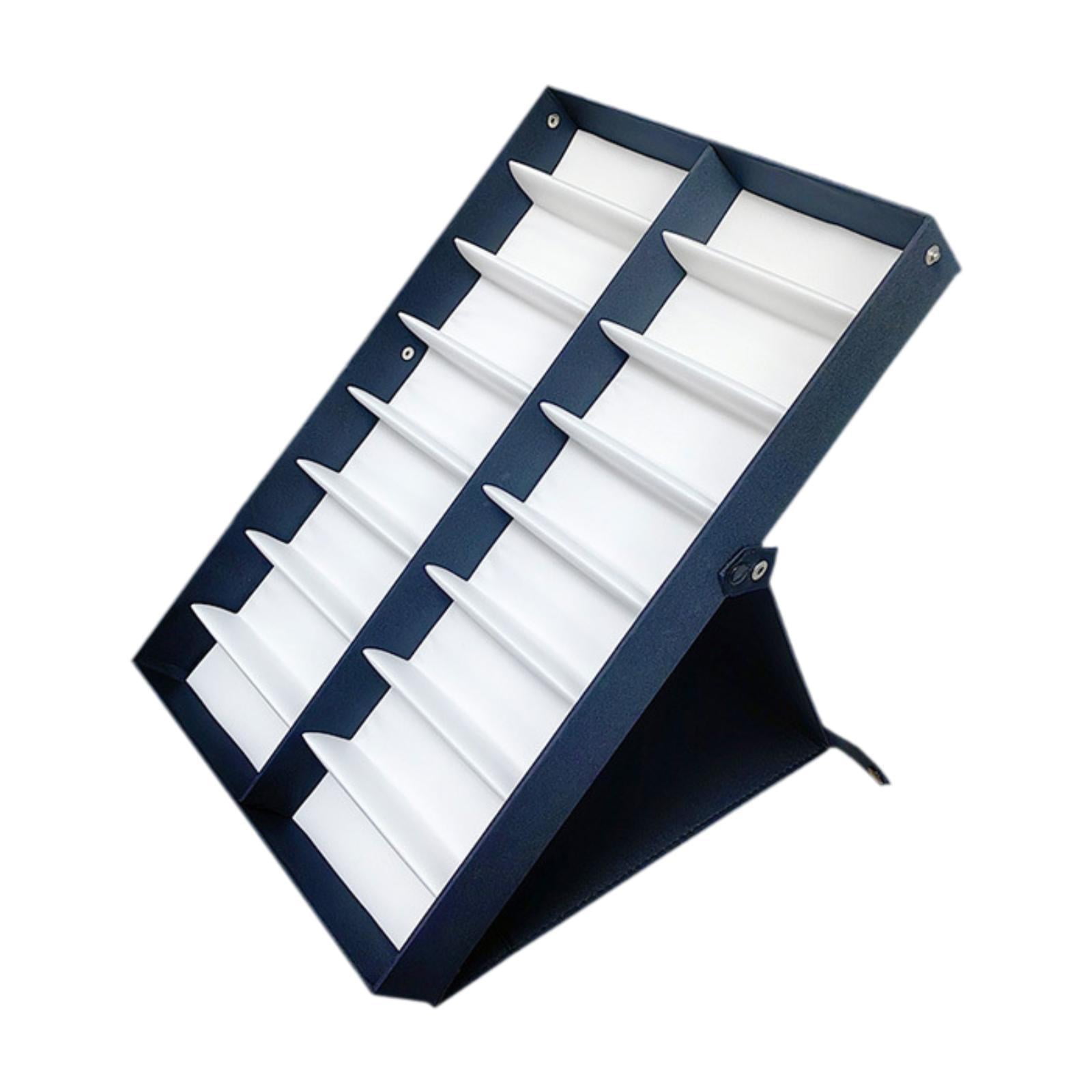 Ioensy - Bandeja De Exhibición De Gafas Con 16 Rejillas Para Exhibición De Gafas En Vitrinas De Apartamentos