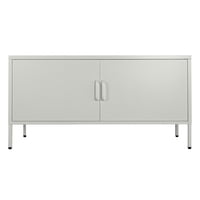 I Love Lockers - Tv Rack 2 Puertas Y Repisa Ajustable Interior - Crema