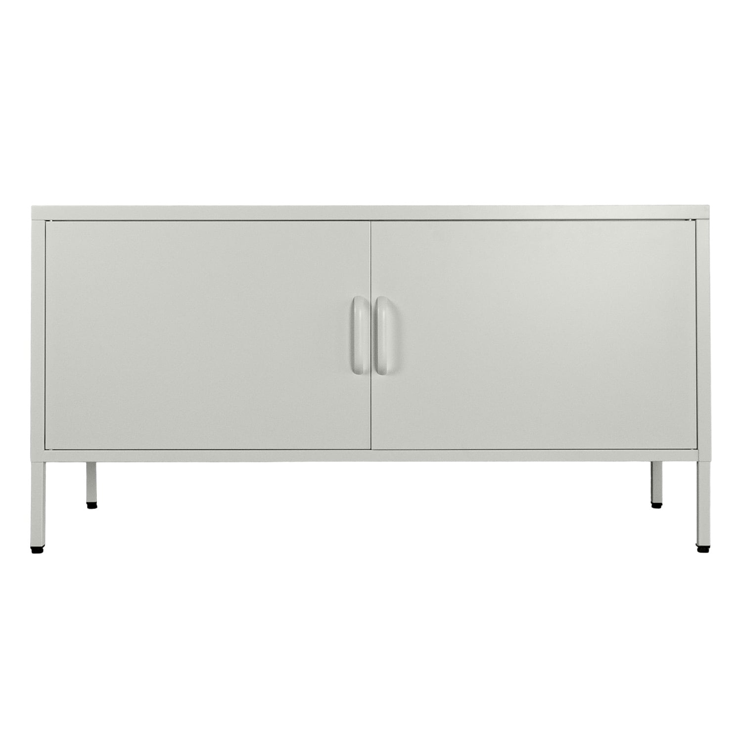 I Love Lockers - Tv Rack 2 Puertas Y Repisa Ajustable Interior - Crema