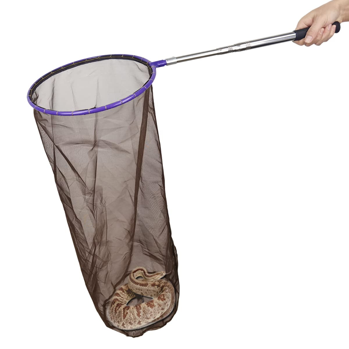 Red para atrapar serpientes con forma de bastón telescópico Yorikyas para reptiles