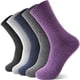 thumbnail image 1 of Calcetines De Lana Merino Para Mujer Senderismo Paquete De 5 Pares, 1 of 6