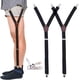 thumbnail image 1 of Tirantes elásticos ajustables para camisas de hombre, con abrazaderas antideslizantes para calcetines., 1 of 7