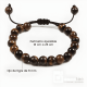 thumbnail image 3 of Pulsera ojo de tigre ajustable piedra natural unisex 8mm, 3 of 3