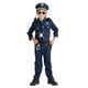 thumbnail image 1 of Disfraz de policía estadounidense para niños con camisa, pantalones y sombrero, 1 of 8