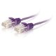 thumbnail image 1 of Cable Ethernet C2G Cat6 30 cm Morado sin enganche, 1 of 1