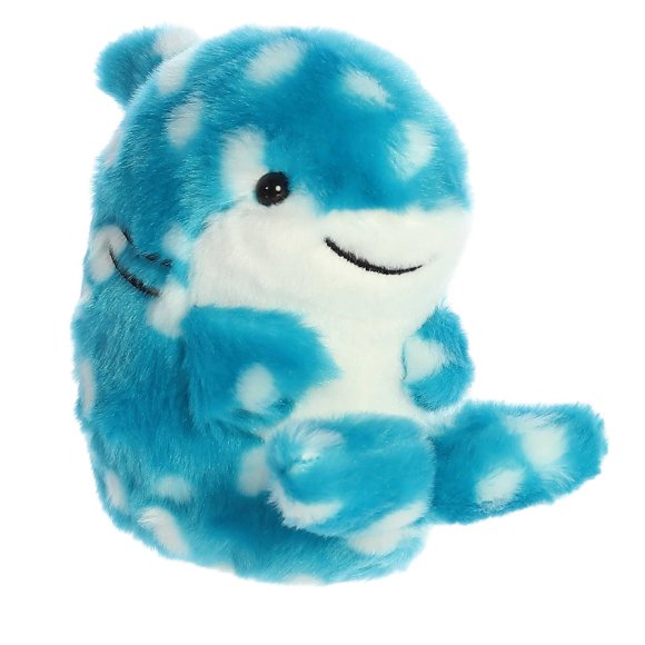Peluche Aurora Rolly Pet Willa, tiburón ballena, azul, 13 cm