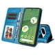 thumbnail image 4 of Funda tipo cartera FOXDOCK para Google Pixel 7 , diseño girasol en relieve, cuero PU, cierre magnético, soporte y tarjetero, 4 of 5