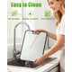 thumbnail image 4 of Tabla de cortar Washour 2 en 1 de acero inoxidable, 40 x 28 cm, 4 of 8