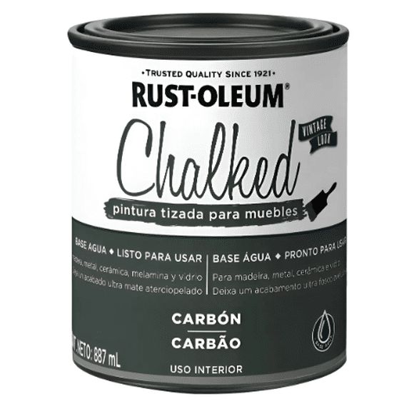Pintura Tizada Interior Muebles Chalked Brochable Rust Oleum