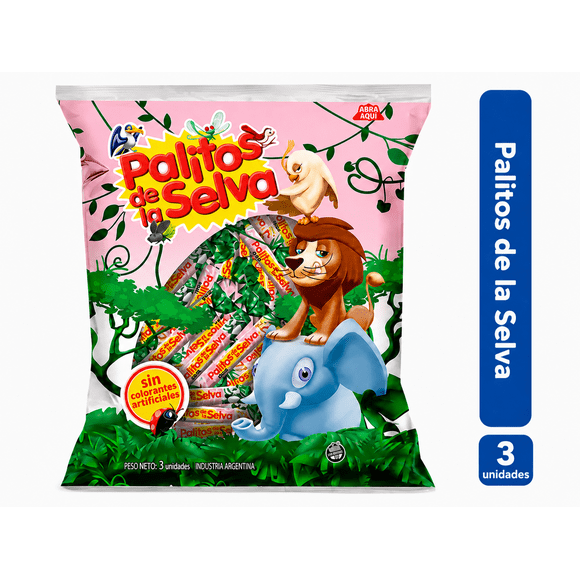 Pack 3 Palitos De La Selva 660 G