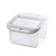 thumbnail image 1 of Contenedor De Almacenamiento De Arroz, Tapa Sellada, Contenedor De Almacenamiento De Arroz Para Cocina, Hogar, Armario, Blanco, Pequeño, 1 of 5