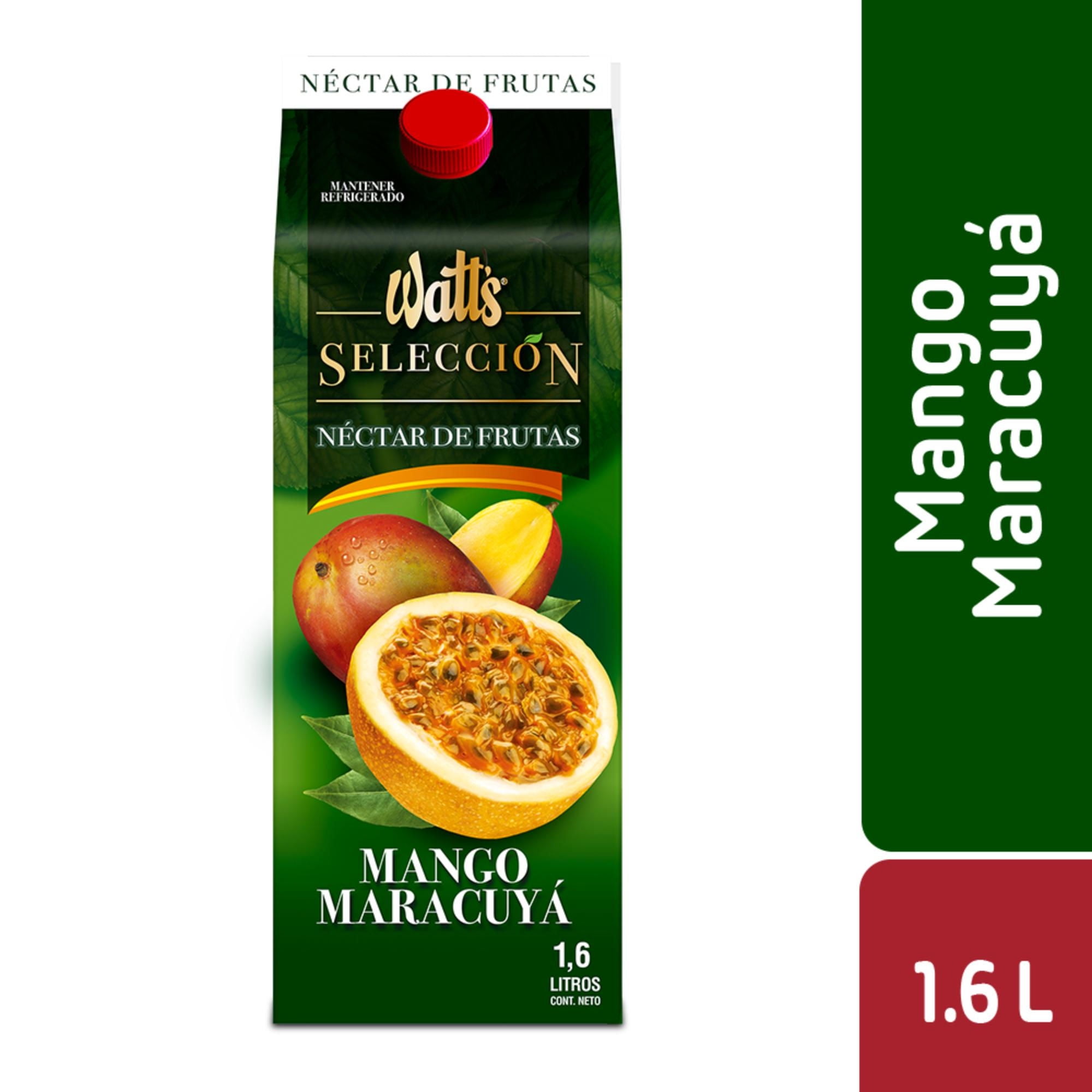 Néctar Mango Maracuya Caja 1,6 L Watt's