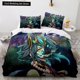 thumbnail image 1 of Genshin Impact Bedding Set Game Bed Linen Quilt Soft Duvet Cover Sets Home Textile Size Girl Kids Room Decor Bed Sheets, 1 of 5