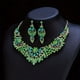 thumbnail image 3 of Elegant Vintage Bridal Necklace and Earrings Set with Exaggerated Crystals - Perfect for Weddings and Special Occasions, 3 of 4