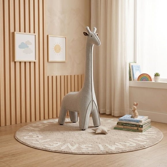 Pouf Kids Girafa Gris