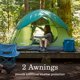 thumbnail image 5 of Tienda de campaña Coleman Sundome para 2/3/4/6 personas con efecto lluvia, 5 of 7