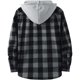 thumbnail image 2 of Camisas de Franela ZITY con Capucha Manga Larga 3 Piezas, 2 of 3