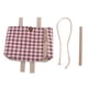 thumbnail image 2 of puerta de lino de algodón colgante de pared bolsa de almacenamiento organizador hogar 1 bolsillo - púrpura, 2 of 3