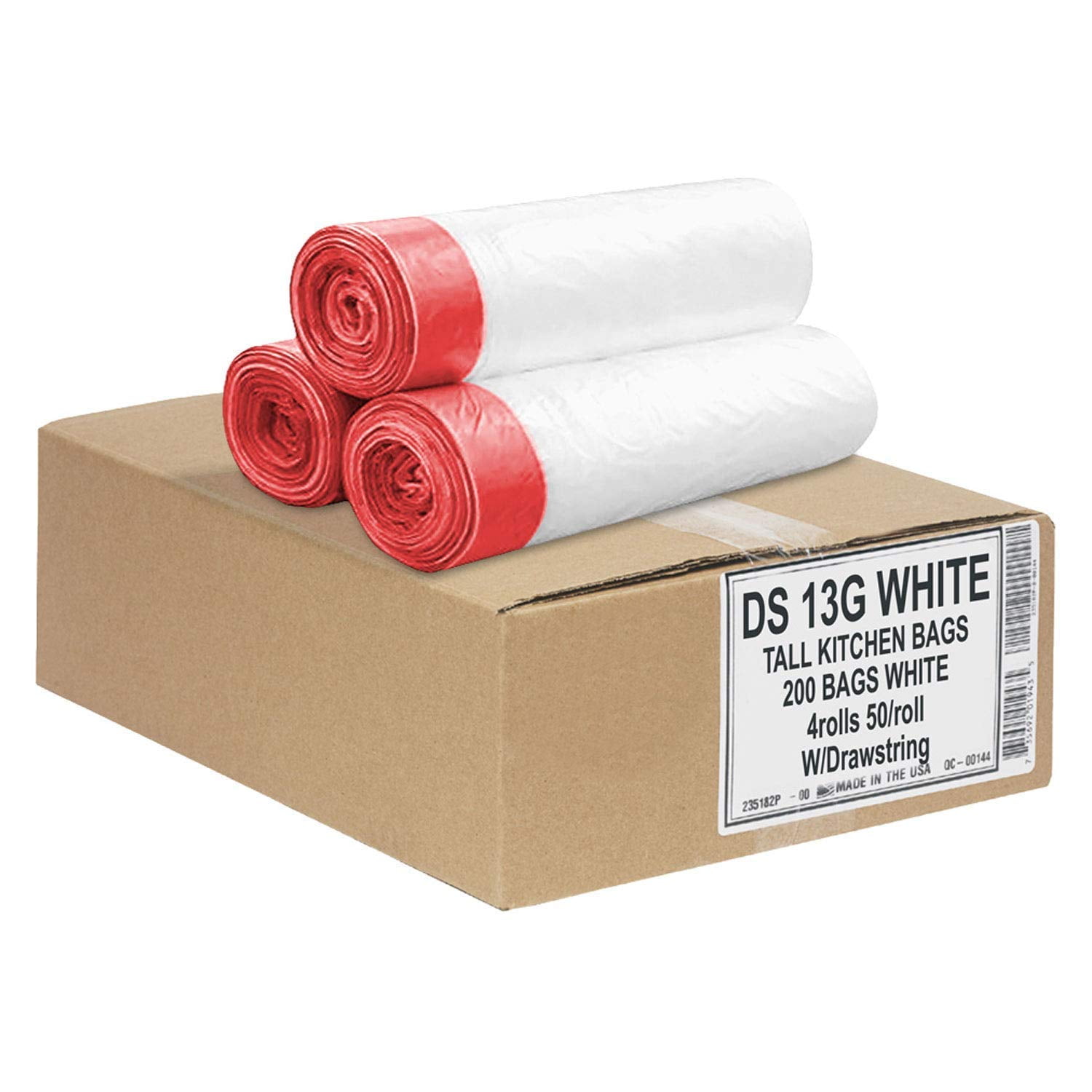 Bolsas De Basura Aluf Plastics Tall Kitchen, 13 Galones, 200 Unidades