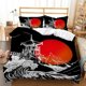 thumbnail image 1 of English Letter Printing Beige Quilt Duvet Cover Set Bed Linen Children3-Piece Bedding Set, 1 of 4