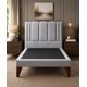 thumbnail image 1 of Cama 1,5 plaza Milano + Respaldo 1,5P Milano Gris Claro, 1 of 5
