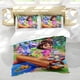 thumbnail image 5 of Dora-South Park Conjunto de sábanas temático, trío de piezas, cómodo y amigable con la piel, diseño único, regalo de decoración para el hogar para familiares, amigos y fans,140X210cm, 5 of 6