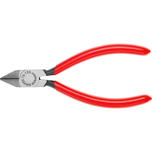 Alicate Corte Diagonal KNIPEX 76 81 125 Rojo 7 cm Precisión