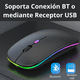thumbnail image 4 of Mouse Inalámbrico Recargable Usb Silencioso Dual Bluetooth, 4 of 7