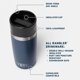 thumbnail image 2 of Botella de viaje YETI Rambler 350 ml de acero inoxidable azul marino, 2 of 8