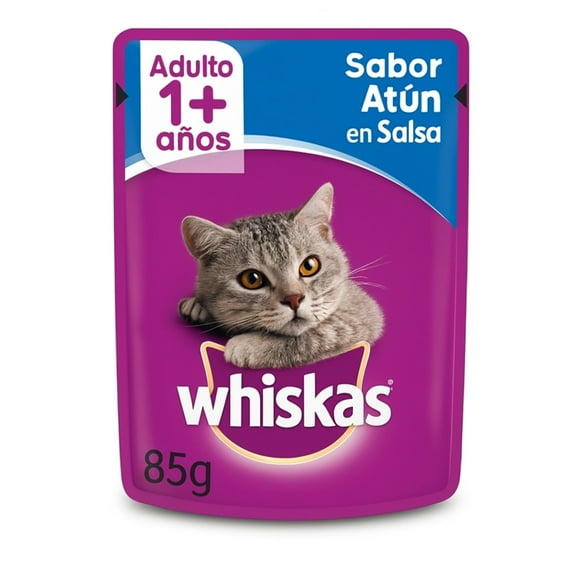 Alimento Húmedo Gato Adulto Sabor Atún en Salsa Pouch, 85 g