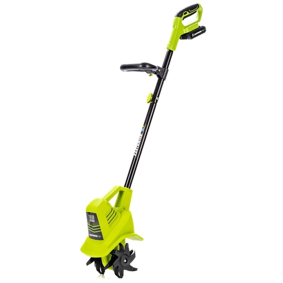 Cultivador eléctrico inalámbrico para jardín Earthwise de 20 V