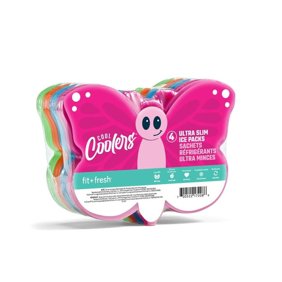 Hieleras Cool Coolers Para Niños 4 Piezas Mariposa