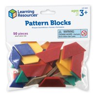 Learning Resources - Bloques Con Patrones De Recursos De Aprendizaje Para El Desarrollo, 50 Piezas