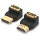 thumbnail image 1 of Adaptador HDMI VCE 90° 270° 2 Unidades 4K Oro, 1 of 3