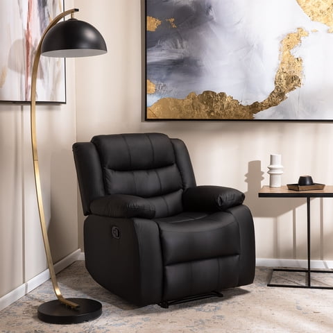 Daniels - Berger Reclinable Moderno Pu Berlin Negro Km060Rbl